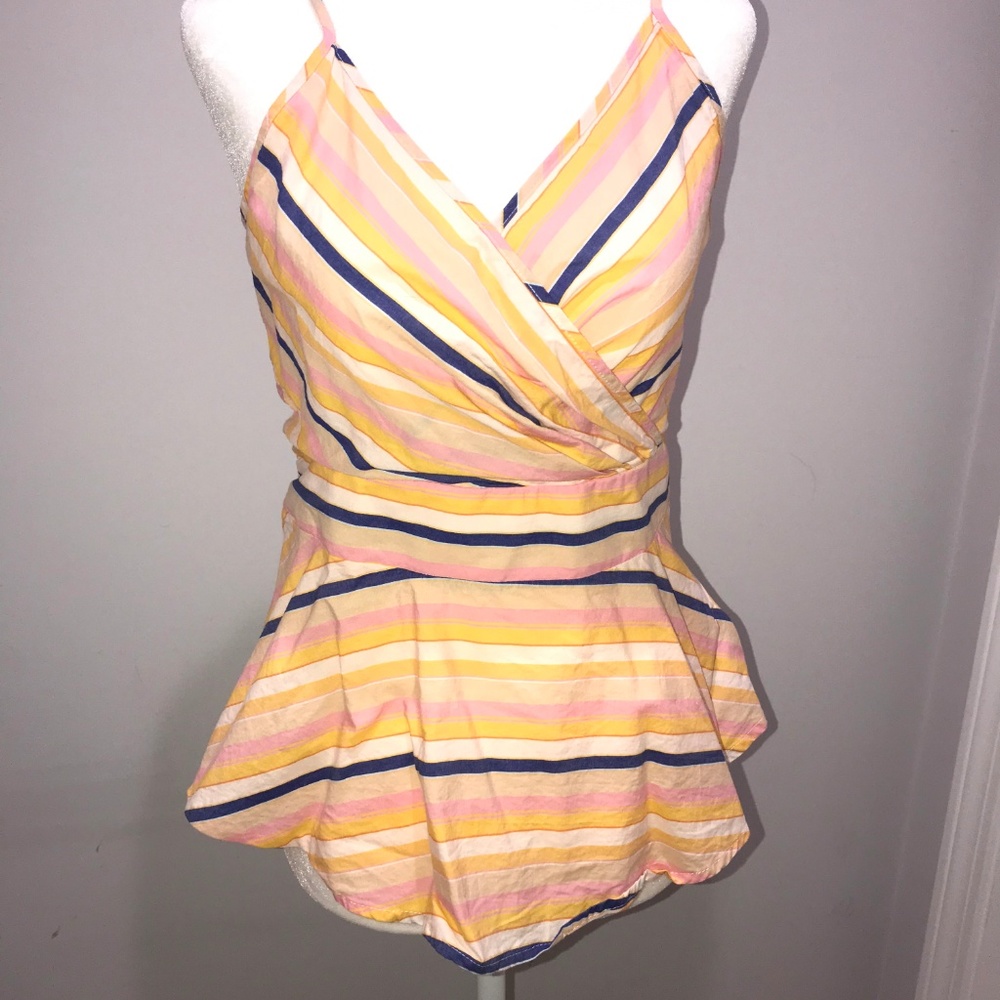 A new day tank top with back tie